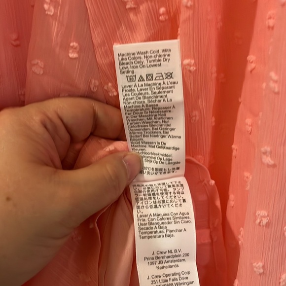 J Crew Pink Women’s Blouse With Lining Size 3X, NWT - Picture 8 of 9